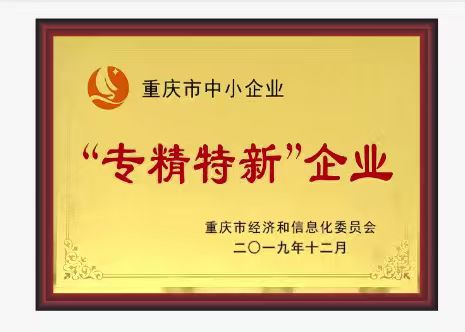 重慶市中小企業“專精特新”企業